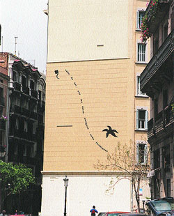 Barcelona decora con arte las paredes medianeras Barcelona decora con arte las paredes medianeras