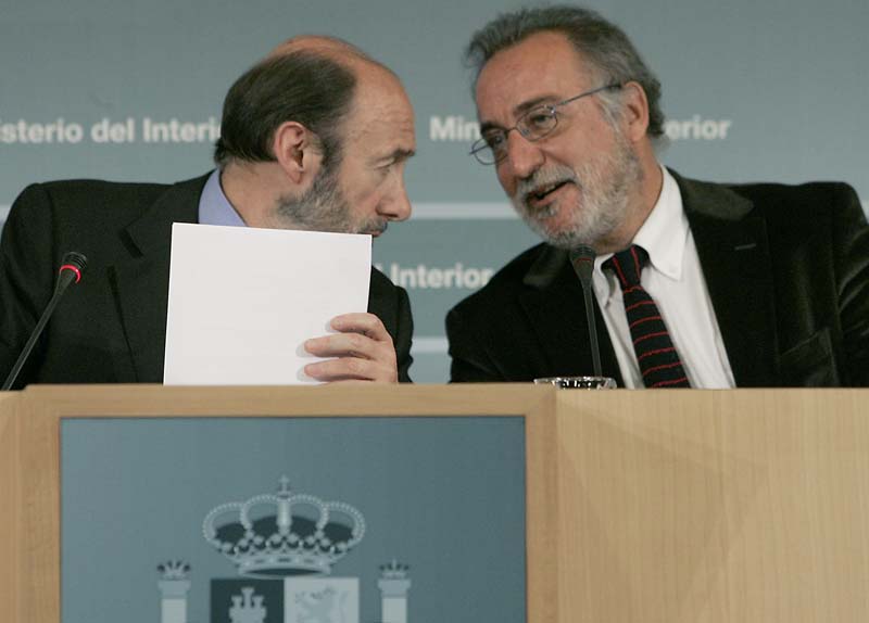 Navarro, con Rubalcaba Navarro, con Rubalcaba