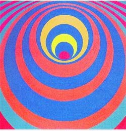 de curvas y aros concéntricos de curvas y aros concéntricos