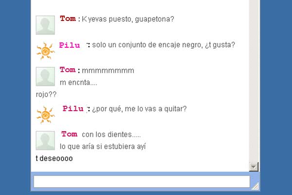 chat de cibersexo