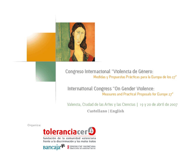 Cartel del congreso internacional violencia de género Cartel del congreso internacional violencia de género