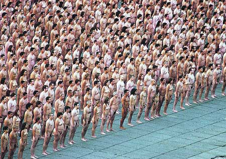 Tunick, en el Zócalo Tunick, en el Zócalo