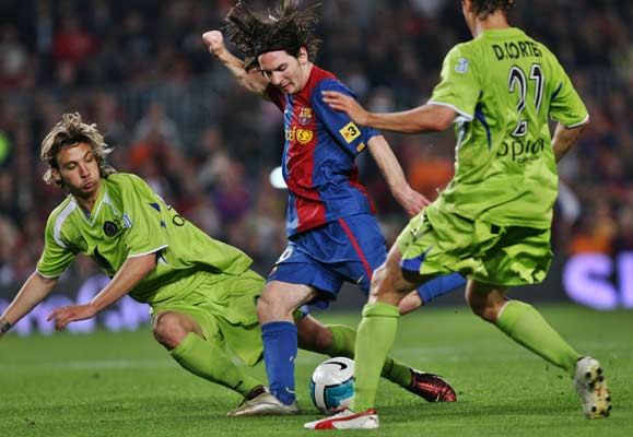 Messi contra el Getafe Messi contra el Getafe