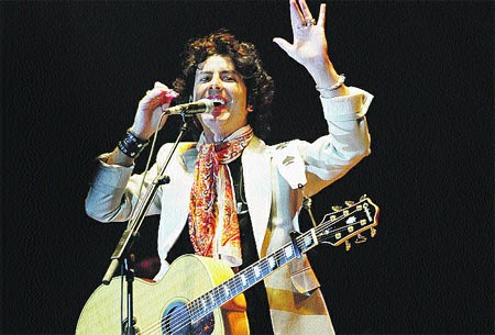 Tres pesos pesados de la música juntos en escena Tres pesos pesados de la música juntos en escena