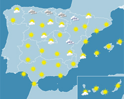 Previsión para hoy. (20minutos.es) Previsión para hoy. (20minutos.es)