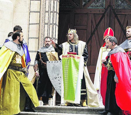 El Cid renueva su juramento El Cid renueva su juramento