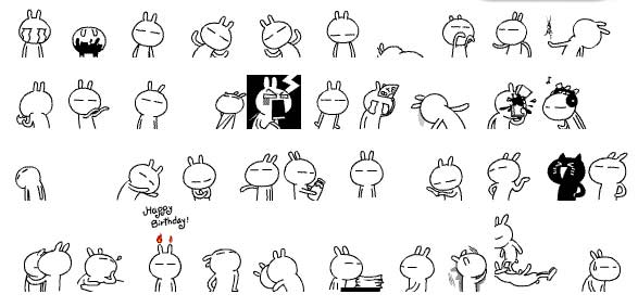 Son los 'Tuzkis' y en China ya son los 'emoticonos' más populares Son los 'Tuzkis' y en China ya son los 'emoticonos' más populares