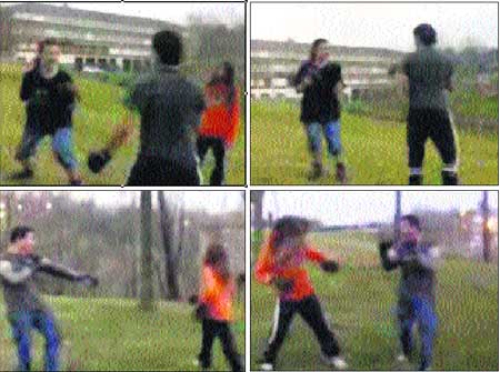 Jóvenes se golpean hasta sangrar y lo ponen en la red Jóvenes se golpean hasta sangrar y lo ponen en la red