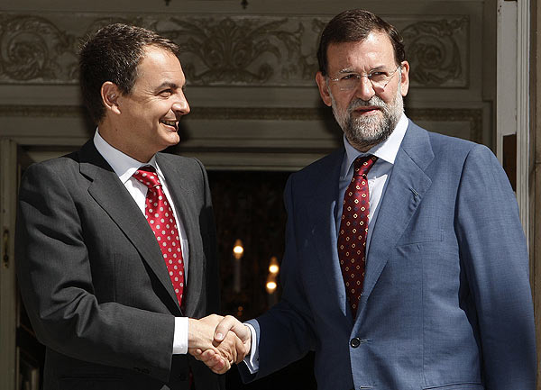 Reunión Zapatero - Rajoy Reunión Zapatero - Rajoy