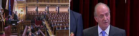 El rey, en el Congreso El rey, en el Congreso