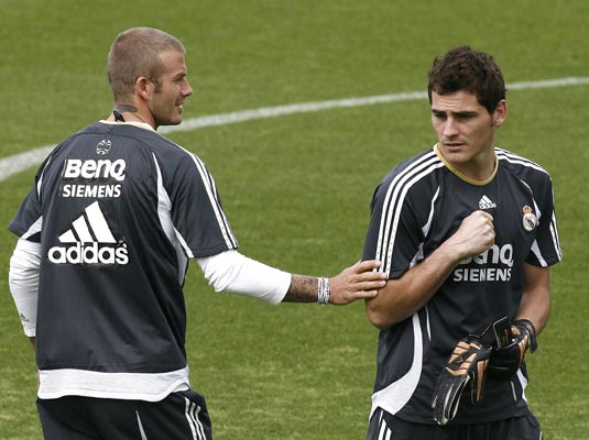 Casillas y Becks Casillas y Becks