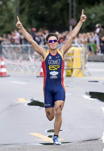 Gómez Noya, campeón Gómez Noya, campeón