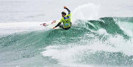 Andy Irons domina las olas en Chile Andy Irons domina las olas en Chile
