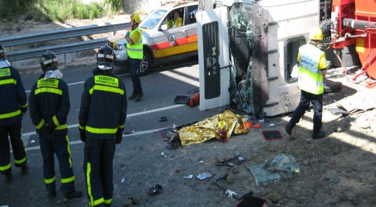 accidente m-40 accidente m-40