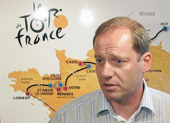 El director del Tour de Francia, Christian Preudhomme El director del Tour de Francia, Christian Preudhomme