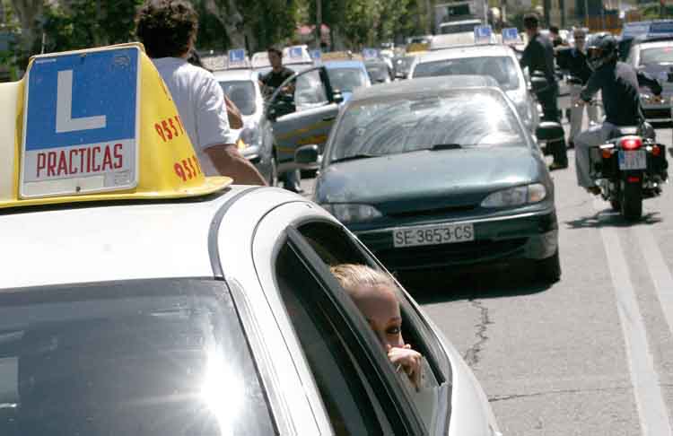 Protesta autoescuelas Protesta autoescuelas