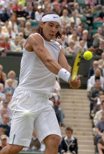 Nadal, agresivo Nadal, agresivo