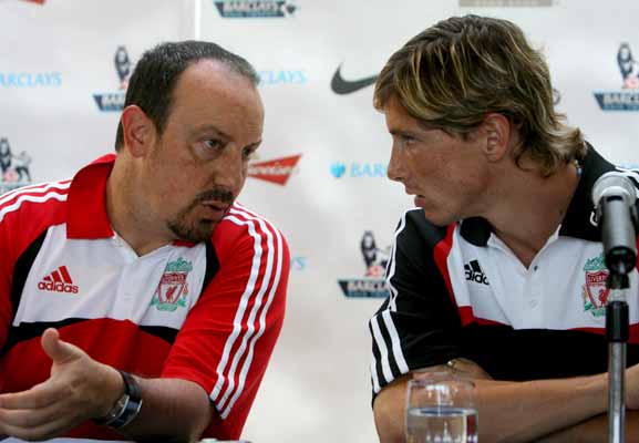 Torres y Benítez, en rueda de prensa Torres y Benítez, en rueda de prensa