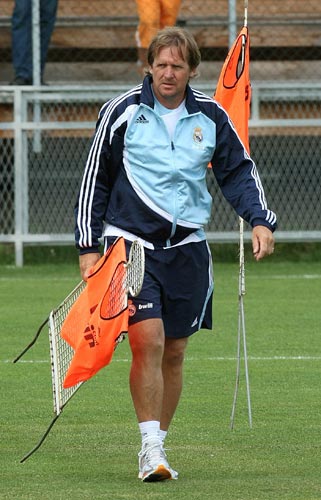 Schuster en un entrenamiento Schuster en un entrenamiento