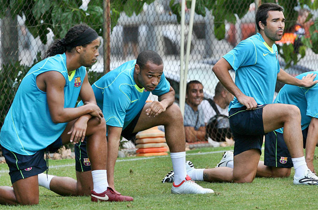 Ronaldinho y Henry Ronaldinho y Henry