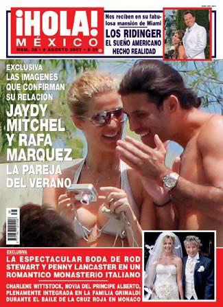 Jaydy Mitchel y Rafa Marquez Jaydy Mitchel y Rafa Marquez