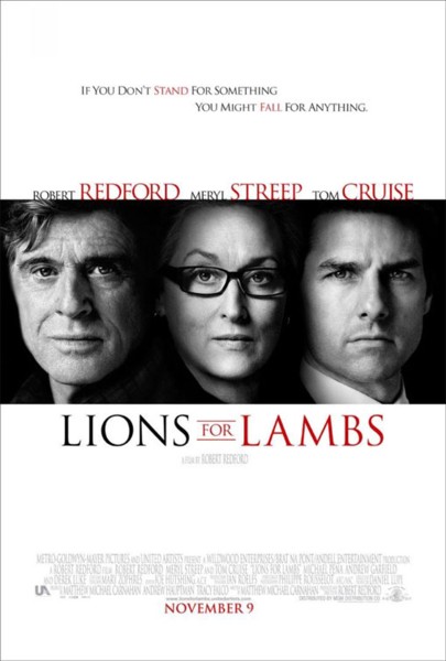 Póster de Lions for lambs Póster de Lions for lambs