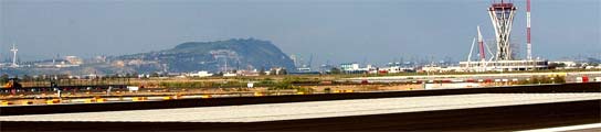 Vista de el aeropuerto de El Prat Vista de el aeropuerto de El Prat