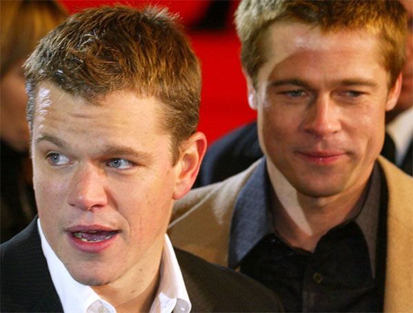 Matt Damon y Brad Pitt Matt Damon y Brad Pitt