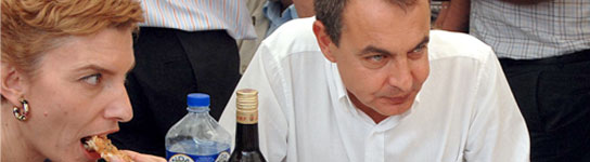 Zapatero y Sonsoles Espinosa