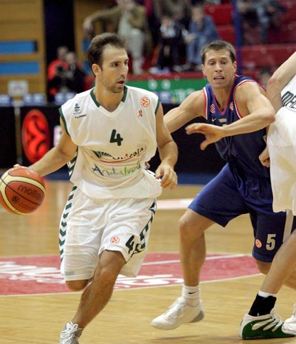 Pepe Sánchez con Unicaja Pepe Sánchez con Unicaja