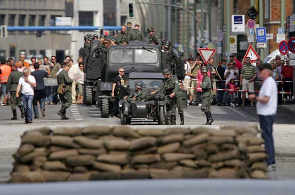 Rodaje de Valkyrie en Berlín Rodaje de Valkyrie en Berlín