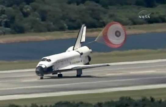 Aterrizaje del Endeavour Aterrizaje del Endeavour