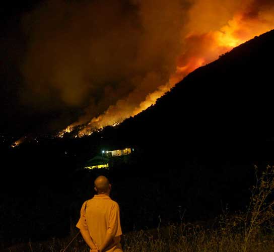 Incendio en el Penoponeso Incendio en el Penoponeso