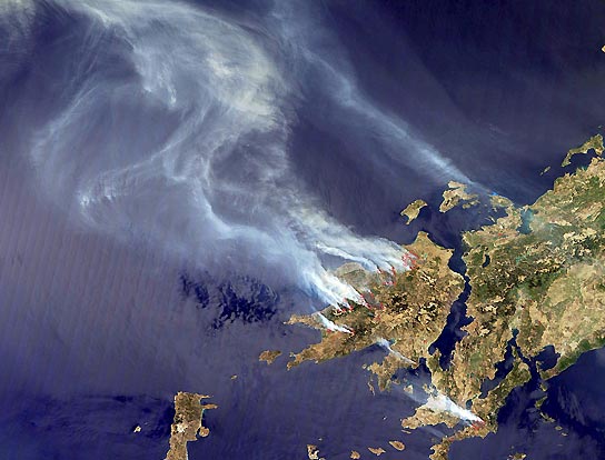 Incendios forestales Grecia Incendios forestales Grecia