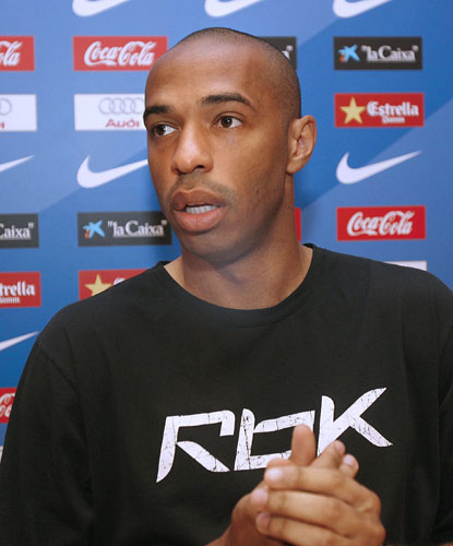 Thierry Henry, desplegable Thierry Henry, desplegable