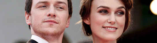 Keira Knightley y James McAvoy