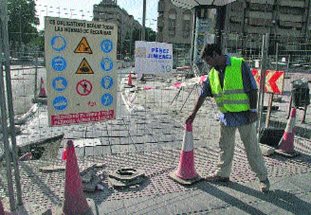 Las obras nos dan la bienvenida posvacacional Las obras nos dan la bienvenida posvacacional