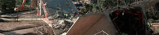 Accidente en las obras del AVE Accidente en las obras del AVE
