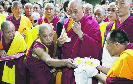 Casa beneïda pel Dalai Lama Casa beneïda pel Dalai Lama
