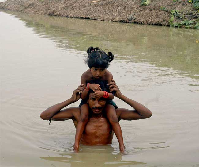 Inundaciones en India Inundaciones en India