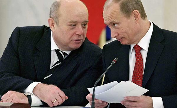 Putin y Fradkov Putin y Fradkov