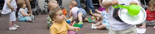 Pequeños en la guardería Pequeños en la guardería