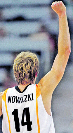 Primer examen decisivo, contra la Alemania de Dirk Nowitzki Primer examen decisivo, contra la Alemania de Dirk Nowitzki