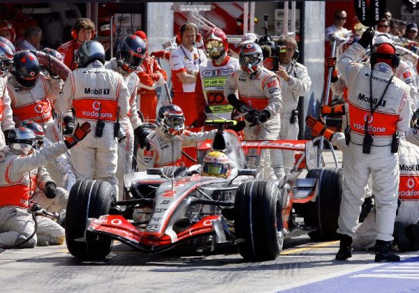 El equipo McLaren durante el pasado gran Premio de Monza. El equipo McLaren durante el pasado gran Premio de Monza.