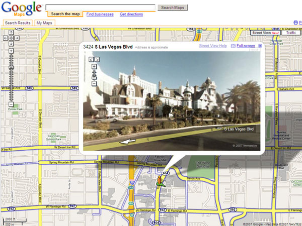 Google Street View Google Street View