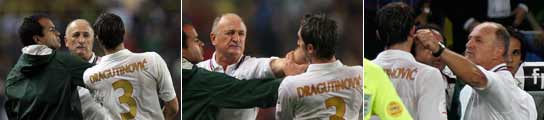 secuencia de la agresión de Scolari a Dragutinovic secuencia de la agresión de Scolari a Dragutinovic