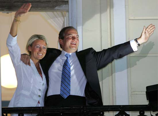 El primer ministro de Grecia, Costas Caramanlis El primer ministro de Grecia, Costas Caramanlis