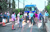 Van contra los camiones Van contra los camiones