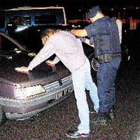 Redada policial en la frontera Redada policial en la frontera