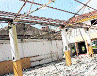 El Centro Reto, en ruinas El Centro Reto, en ruinas